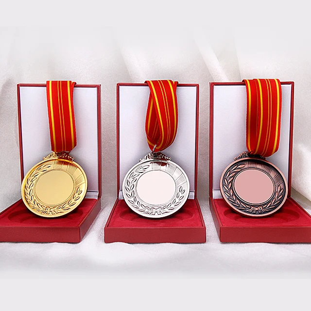 
custom-made medallion promotional casting plating blank gold medallion 