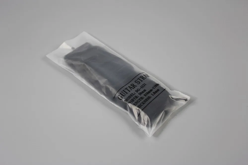 Comfortable Adjustable Belt Woven Cotton Guitar Strap with Leather Ends