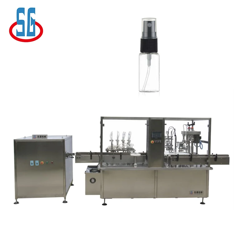 Manufacture Vial Perfume Full Automatic Filling Machine for 20ml   Automatic Filling capping machine for glass bottle