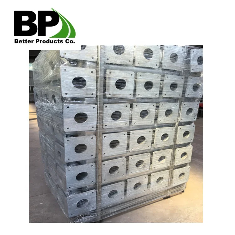 Parking Lot Metal Yellow Steel Pipe Bollard