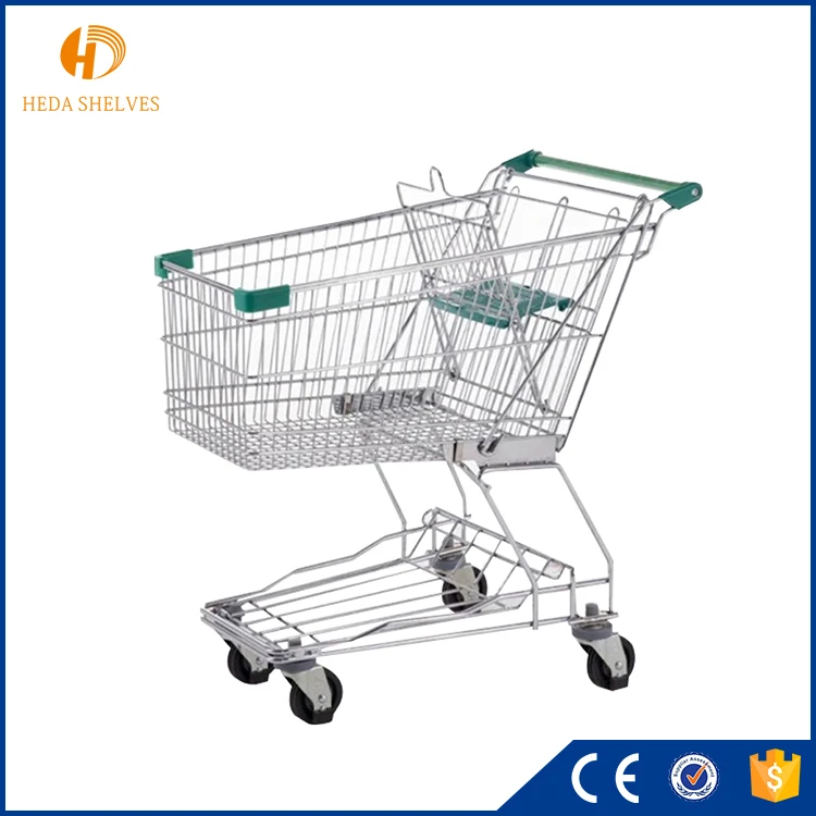 Hot sale used market carts and grocery shopping trolley