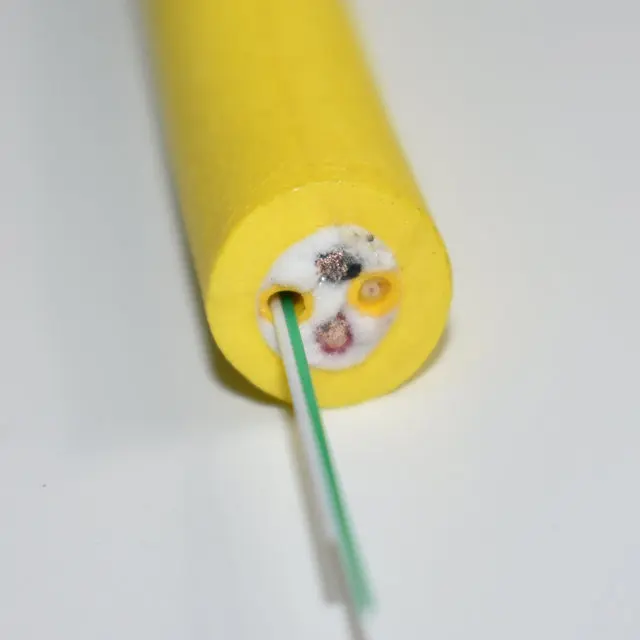 ROV composite cable neutrally buoyant tether cable with SM optic fiber