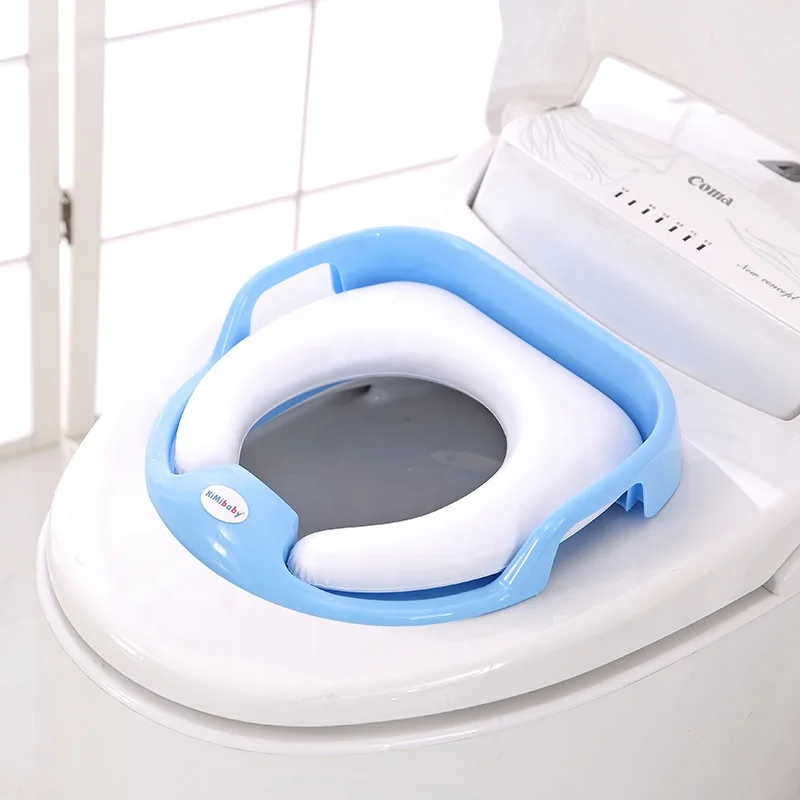 Multifunction baby training soft toilet seat plastic squat potty seat
