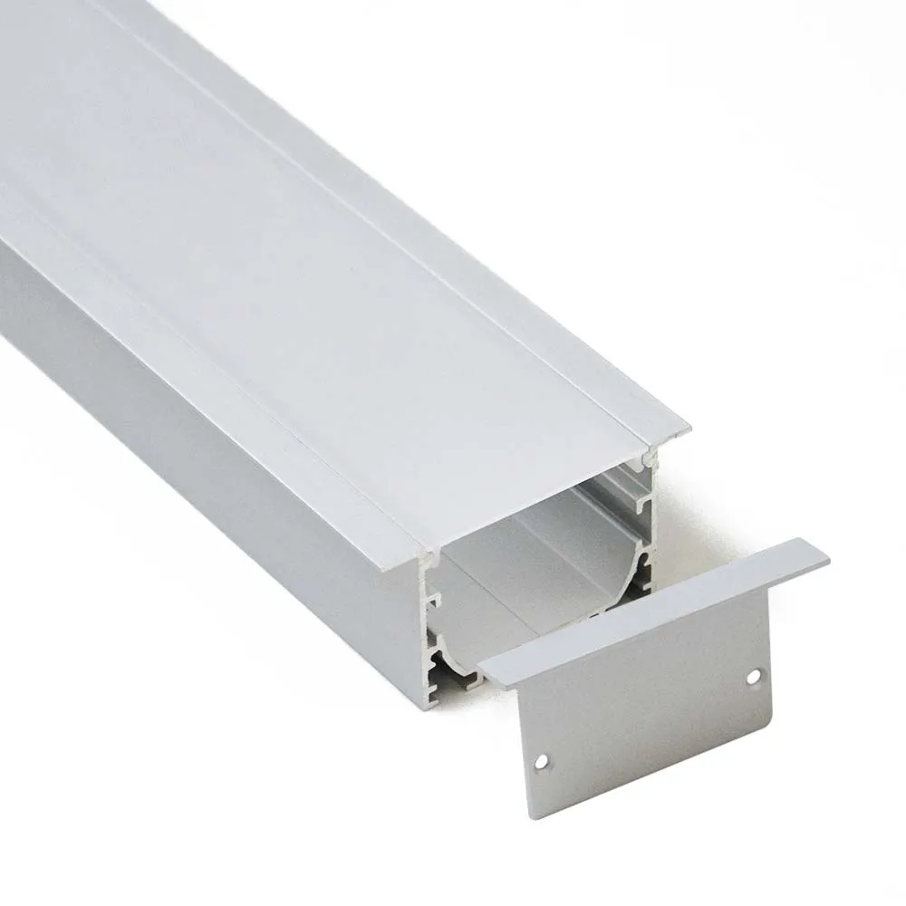 High quality low price wide 65*35 led aluminum profile with two wings for strip lights