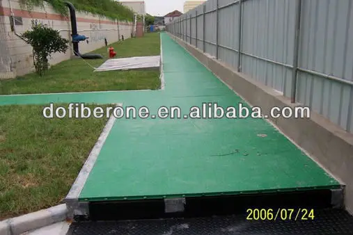 ASTM E-84 test passed ABS certficated15 to 63mm thick molded grp fiberglass frp grating