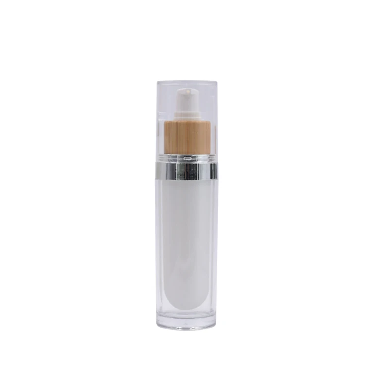 luxury cosmetic bottles and jars 15 ml 30 ml 50 ml 30 g 50 g  bamboo bottles and jars