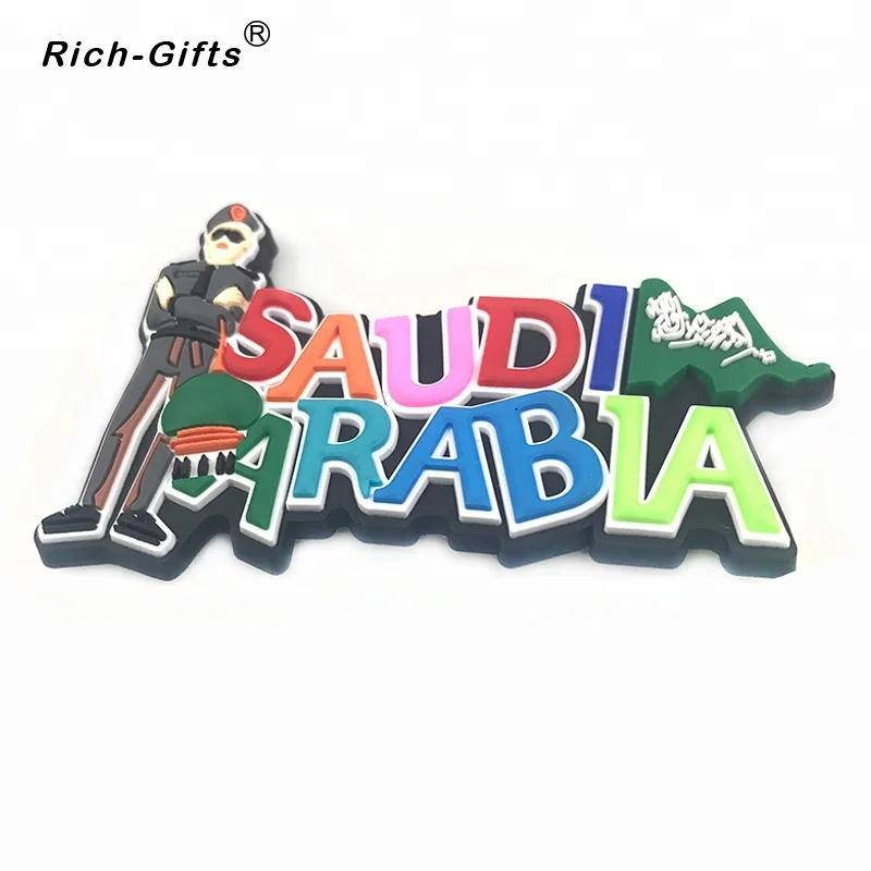 Customized Policeman Souvenir Saudi Arabia promotion fridge magnet