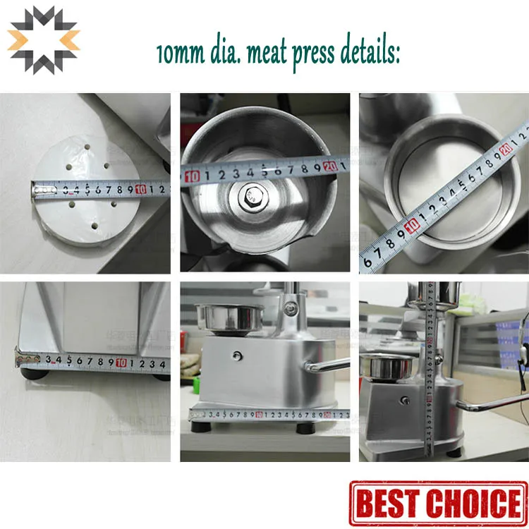 Ручная круглая машина для приготовления куриных, бургеров, говядин, картофельных картофелей NEWEEK