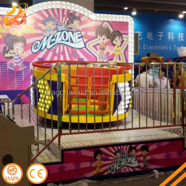 Mini amusement disco turntable tagada rides for kids play center