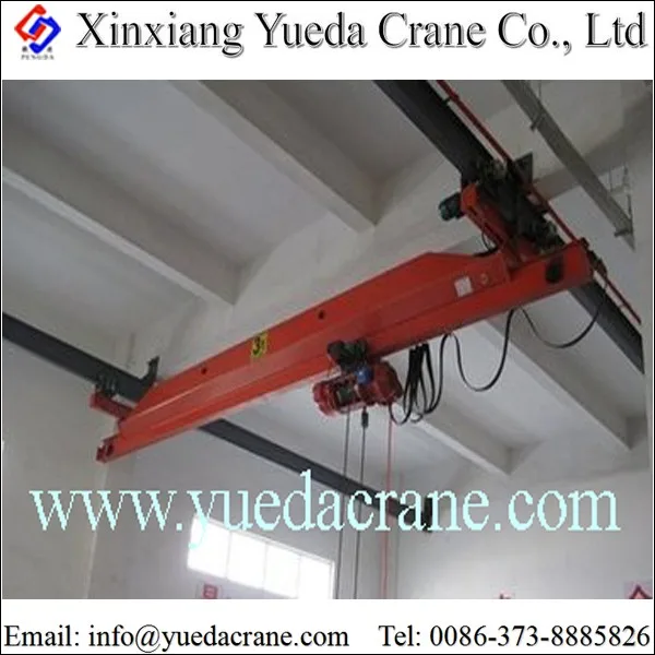 0.5ton-10ton LX Model Single Girder Overhead Suspension Crane Overhead Hang Crane