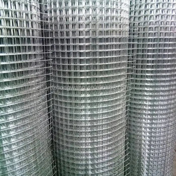 hot dipped galvanized hardware wire mesh panel telas de arames fabrica malla electro soldada para jaula rolls