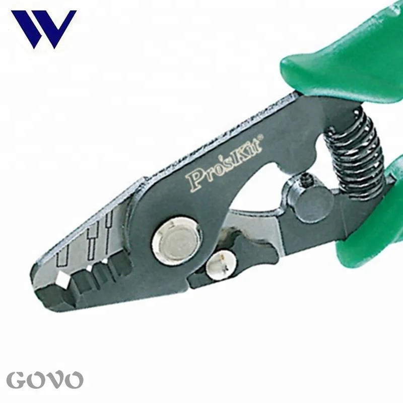 Proskit 8PK-326 tri-hole optical fiber stripper fiber optic cable stripper