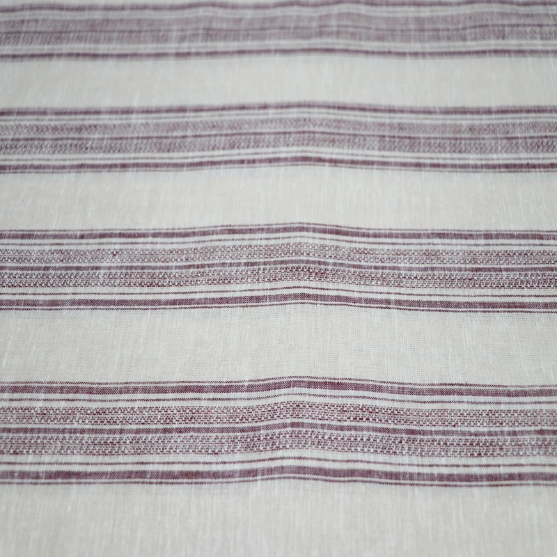 Wholesale Custom Linen Cotton Fabric Roll for woman dress