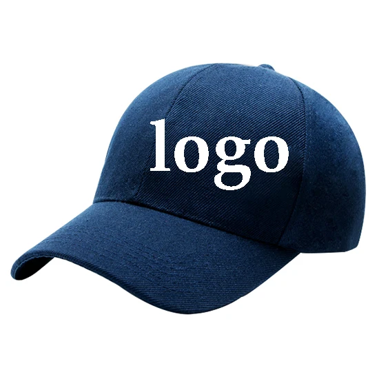 High Grade Quality  Customized Wholesale Baseball Cap 100% Cotton Custom Your Brand Logo Baseball Caps Embroidery Sport Cap Hat