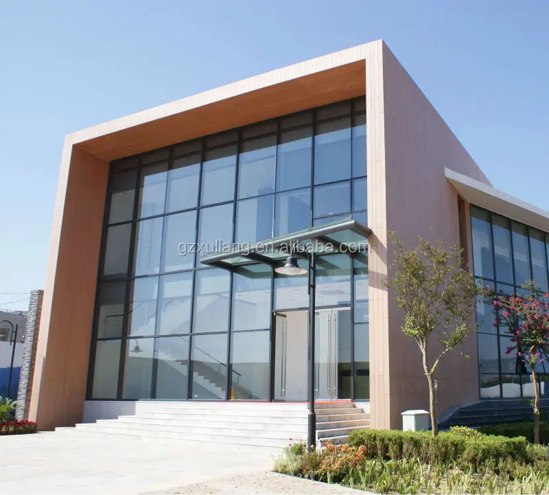 Building Exterior System Glazed Thermal Aluminium Glass Curtain Wall Price