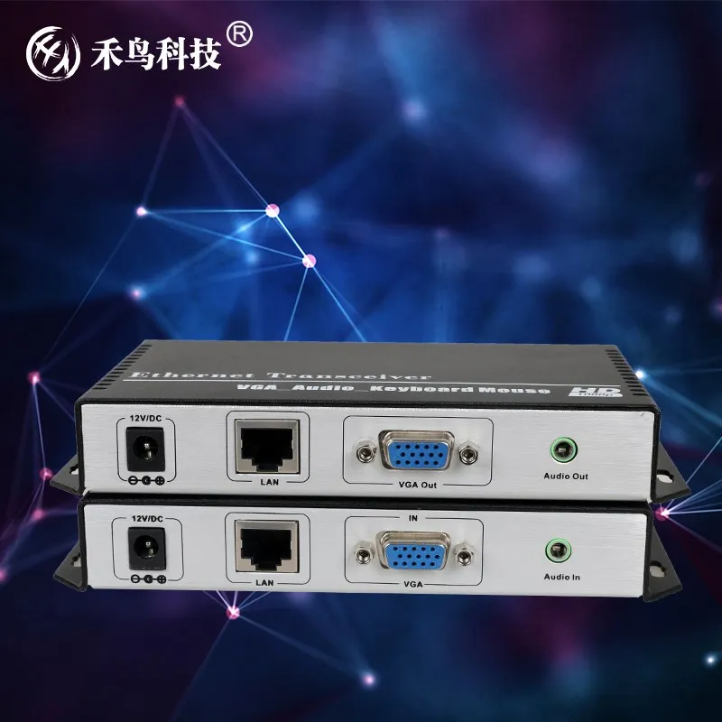
VGA USB расширитель клавиатуры мыши, может передавать в LAN,KVM расширитель 