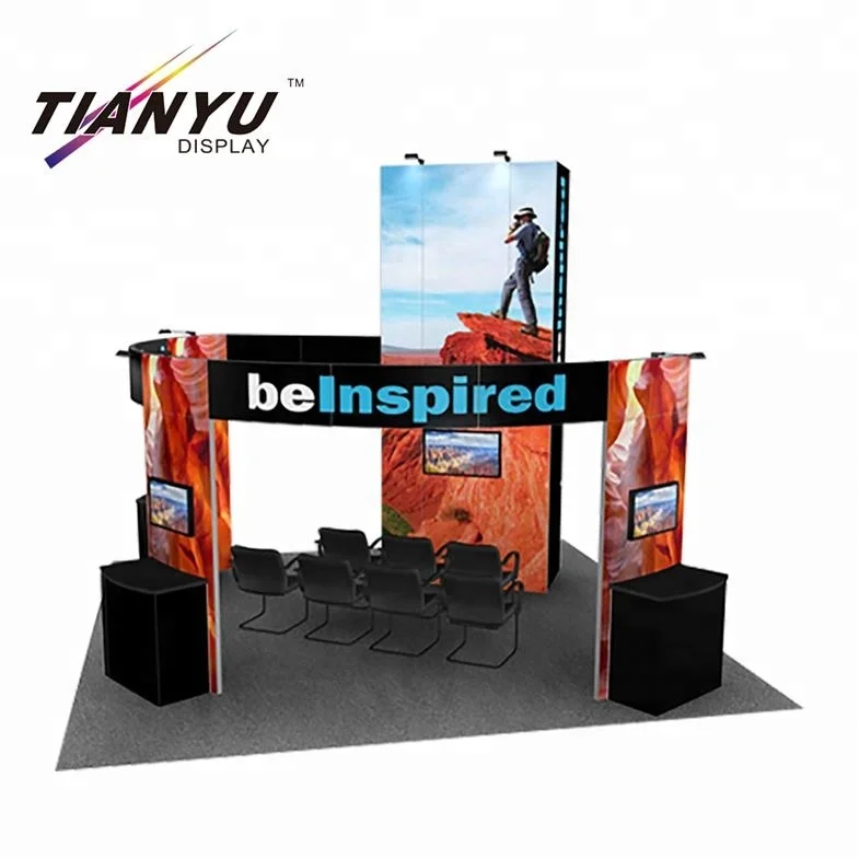 3D exhibition booth design trade show exhibit truss booth display