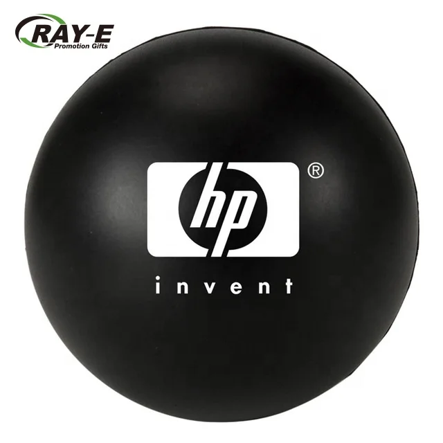 Round Stress Ball Assortment Stress Relief Toys for Kids and Adults Promo Custom Logo Printed PU Stress Ball