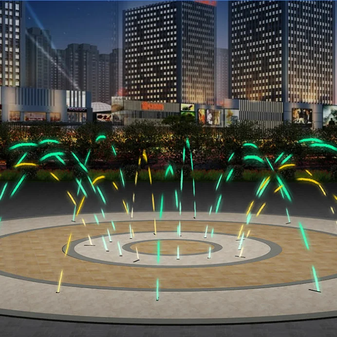 CE ISO саблезная сертификация детская игра общественный прыжок ламинар струйный пол Сухой Фонтан