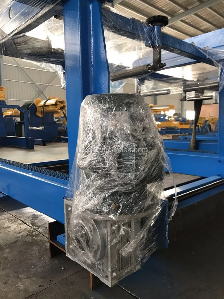 Colored Steel Roof Panel Wall Sheet Auto Stacker Machine for Roll Forming Line