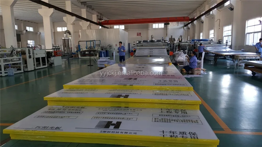 two wall hollow Polycarbonate Sheet greenhouse market/twin wall polycarbonate sheets