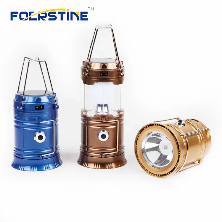 Waterproof Emergency Lamp Rechargeable Solar Battery Portable Camping Lantern
