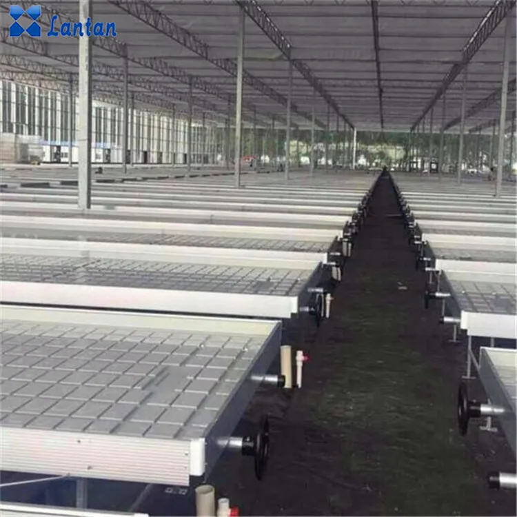 Greenhouse use ebb and flow rolling bench flood Seedbed for growing system