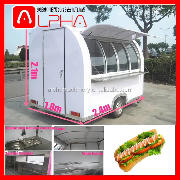 Food Vending Trailer Cars For Sale Mobile Restaurant Trailer/fast Snack Trailer/Fast Food Carts Selling Food Truck For Sale