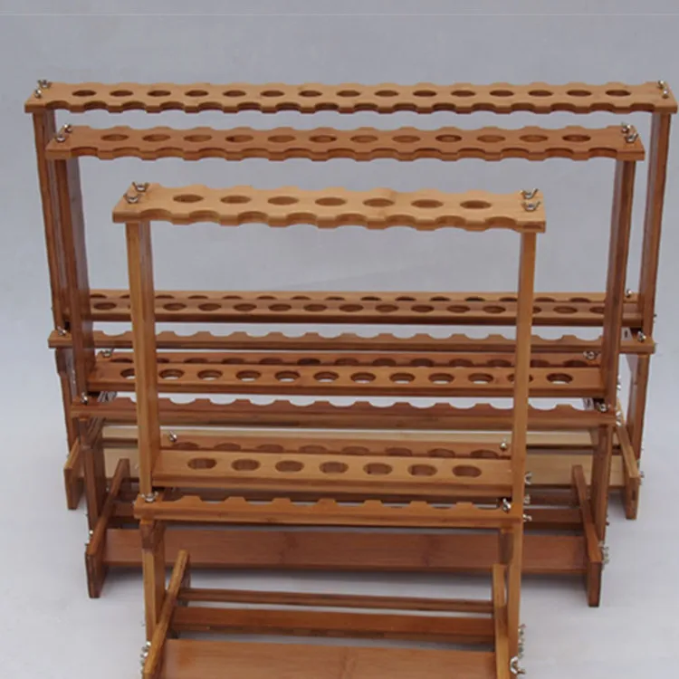 30 holes wooden fishing rod rack for sale made in china