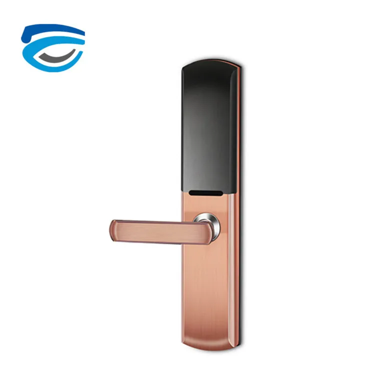 Sliding Electronic Biometric Fingerprint Key Door Lock for Wooden Door