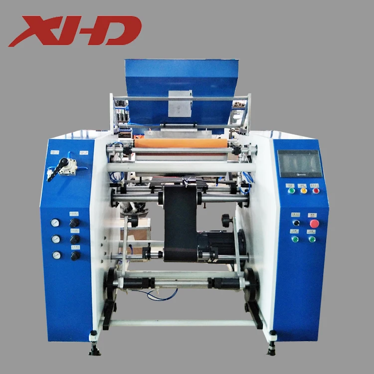 fully automatic stretch wrap film jumbo roll rewinder machinery