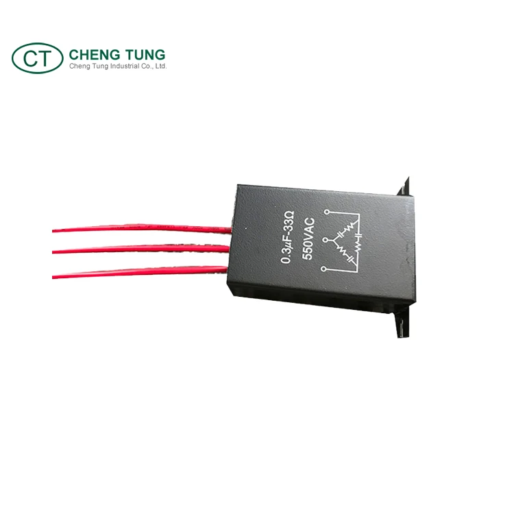 Custom surge protector, machine tool 3-Phase 550V circuit Spark Quencher Film Capacitor