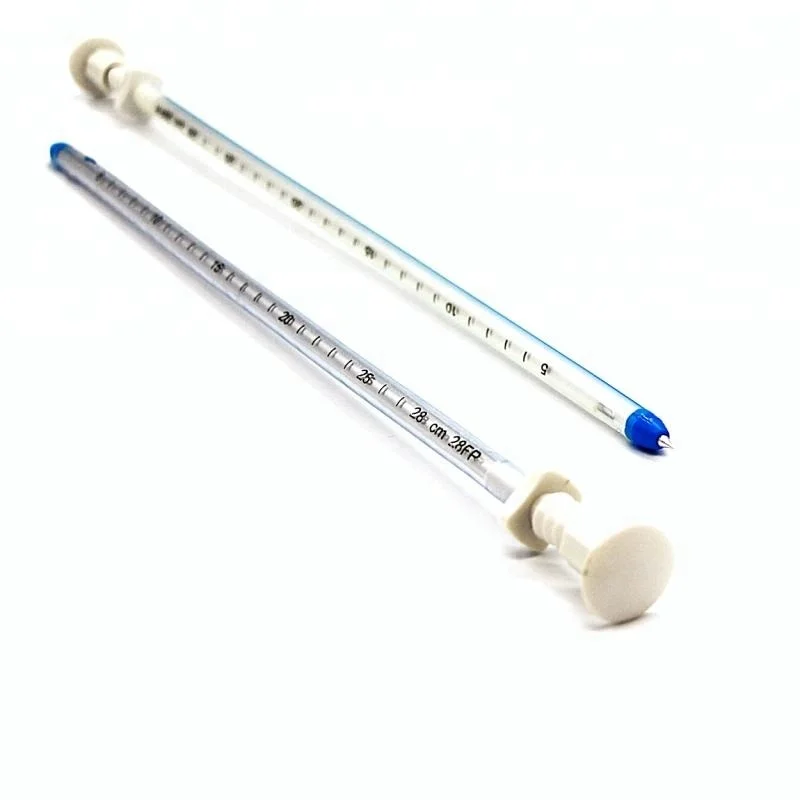 Disposable round perforated drain tubes thoracic chest drainage catheter on sale