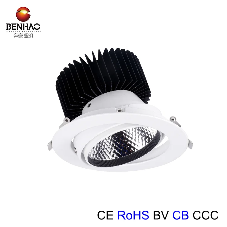 
30W 2*30W 3*30W double heads triple heads Grille led downlights cob led grille light 
