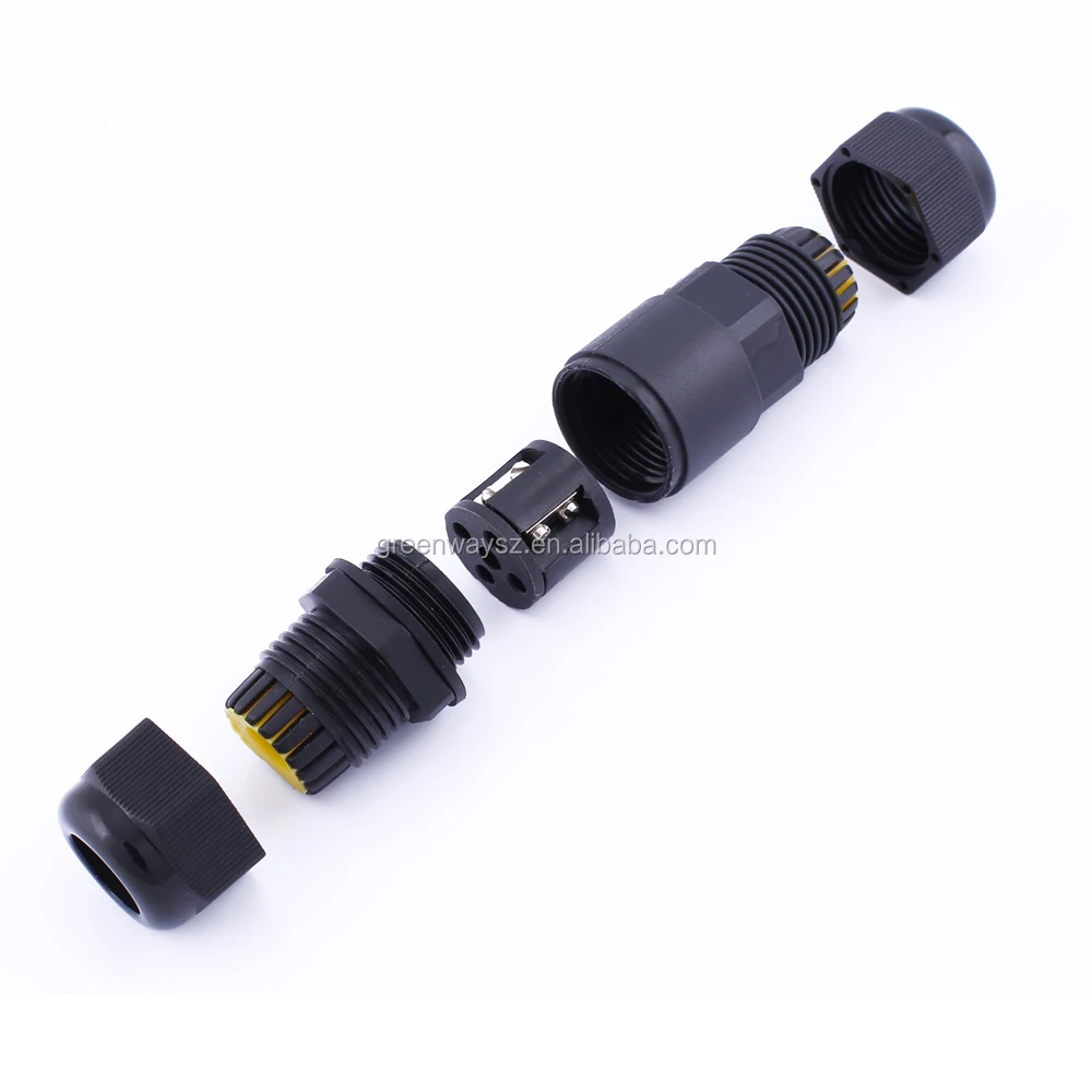 Greenway M684 нейлоновый коннектор ip68 водонепроницаемый разъем 3-контактный для underlamp
