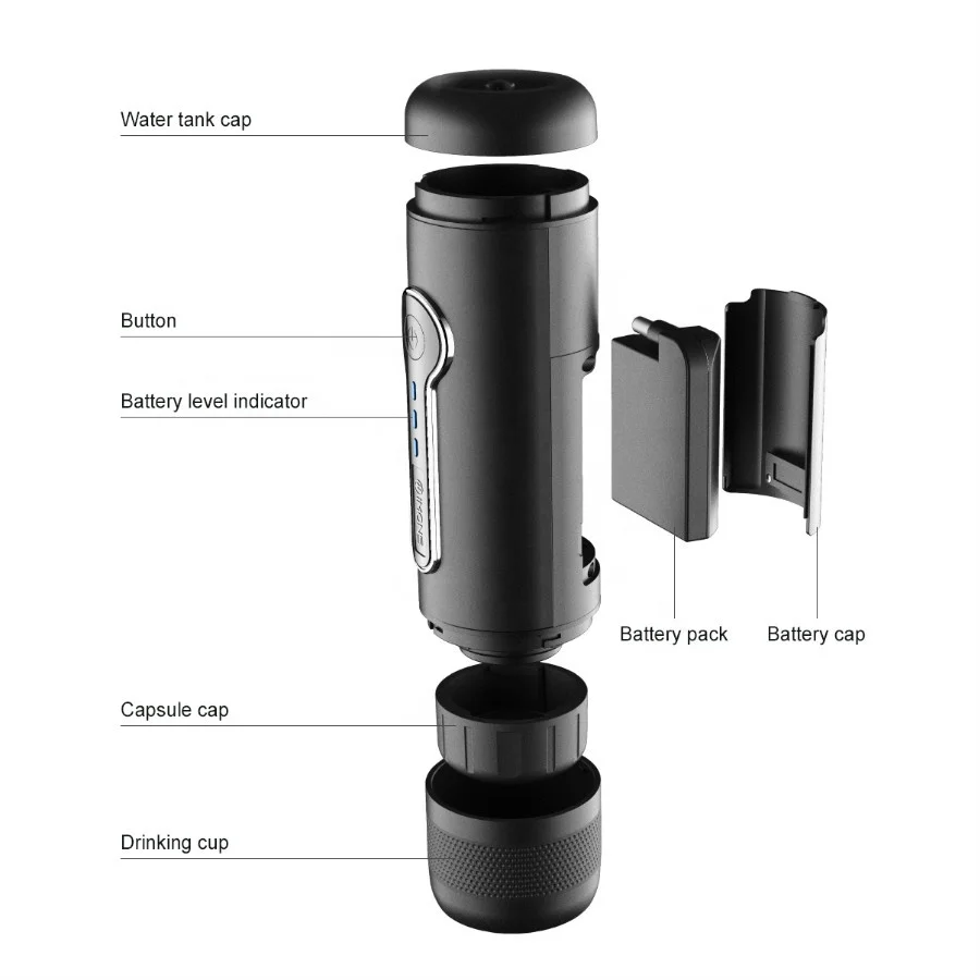 
RTS Professional portable Italian espresso hand coffee maker machine 