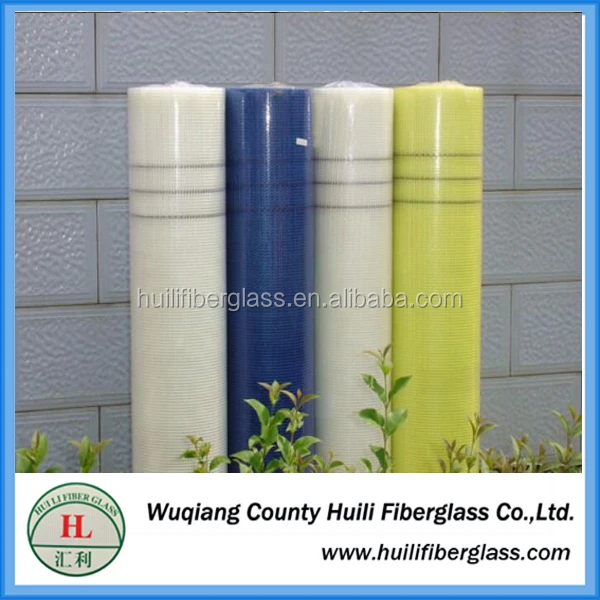 Внутренняя и внешняя стена стеклосетки / е-стекла стекловолокна сетка 75 г / 145 г / 160 г для штукатурки