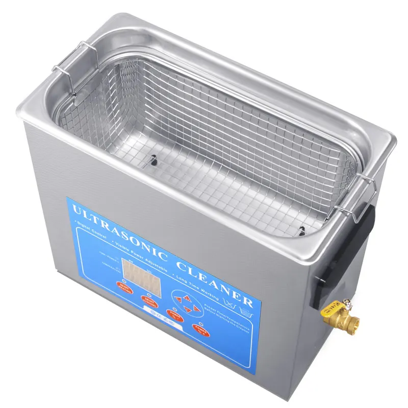 
6L Power Adjustable Digital Heated Lab Ultrasonic Bath Sonicator 