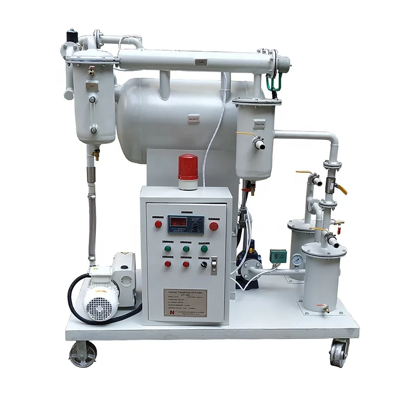 Transformer Oil Regeneration Equipment Vacuum Single Stage Insulation Oil Purifier