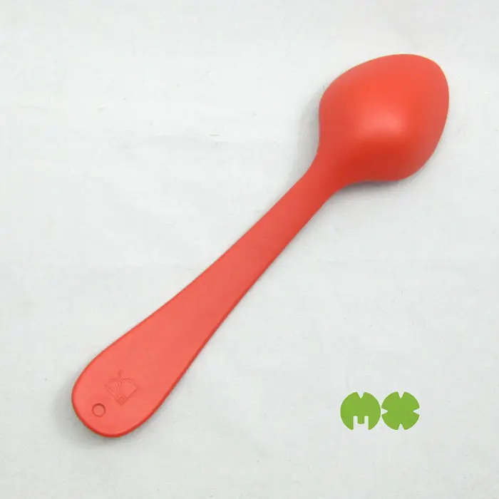 colorful Plastic Spoon ,Printed food grade PP Big plastic spoon, raw material bulk large plastic spoon as chinese soup spoon