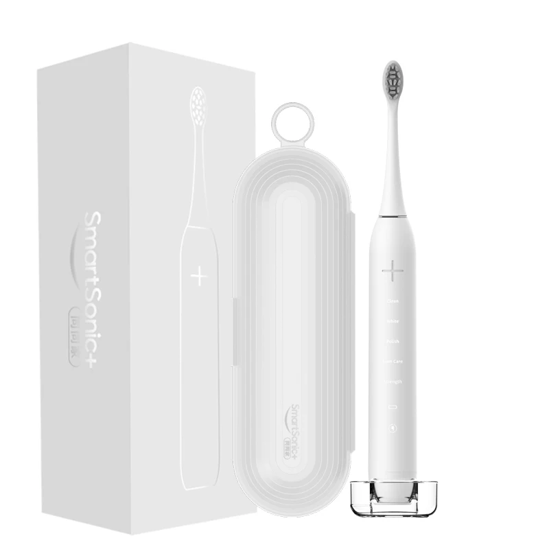 Food Grade Sonic Electric Toothbrush Inductive Charging 5 Modes IPX7 Waterproof Adult Travel