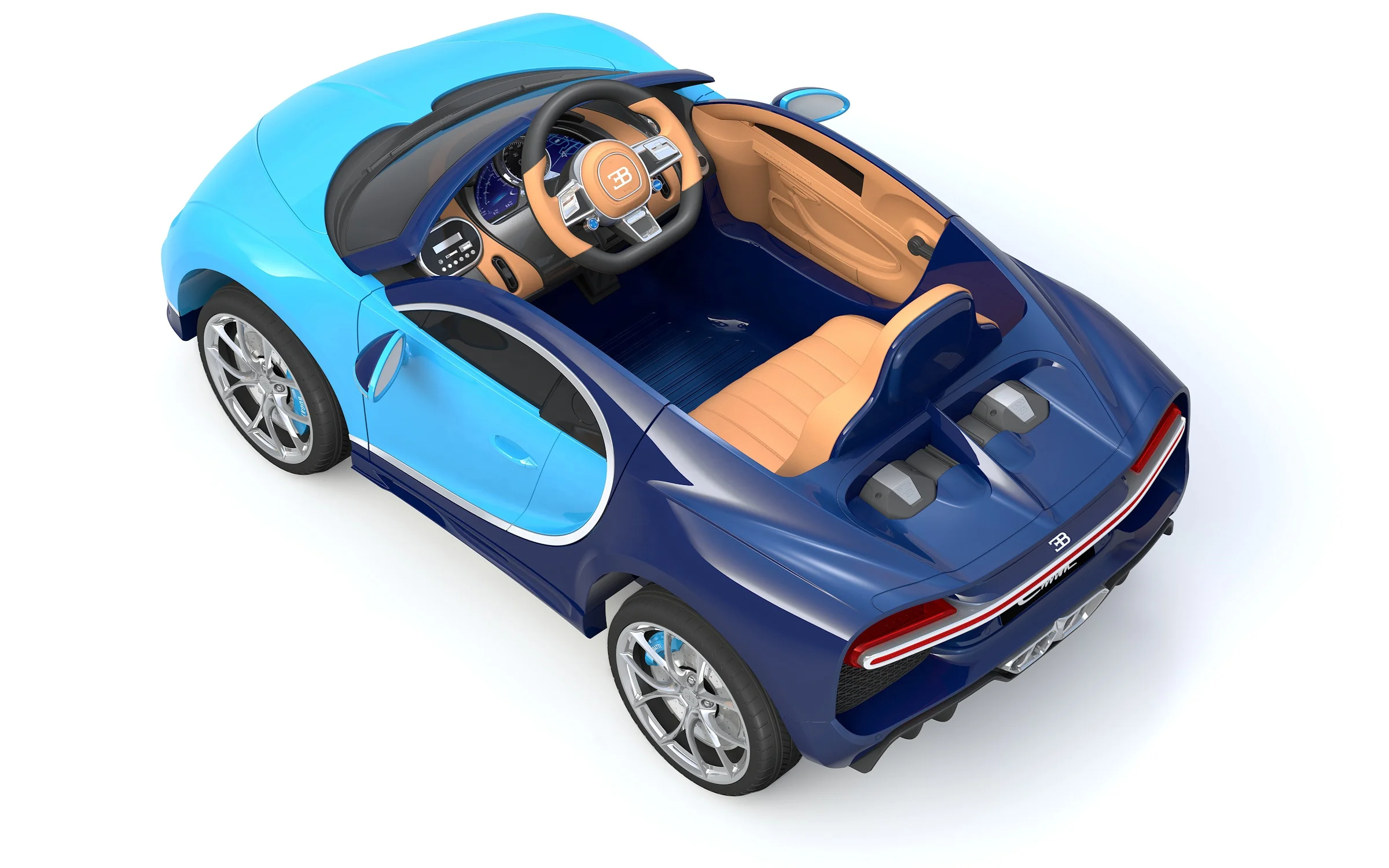 Children Electric Toy Car Price Licenced  Buggati Parental Ride On Car Super Car
