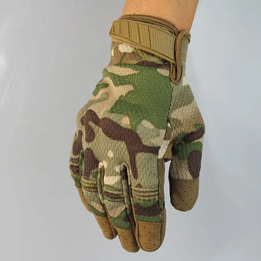 Touchscreen Camouflage Gloves Reinforced Perforated Palm sport  Gloves