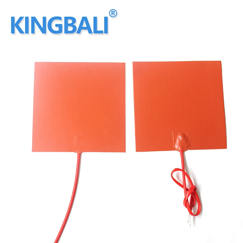 Kingbali Silicone rubber heater 12v engine preheater cigarette lighter heating pad
