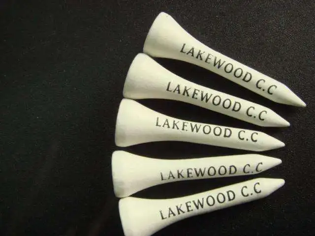 Пластиковая или деревянная футболка для гольфа с логотипом на заказ