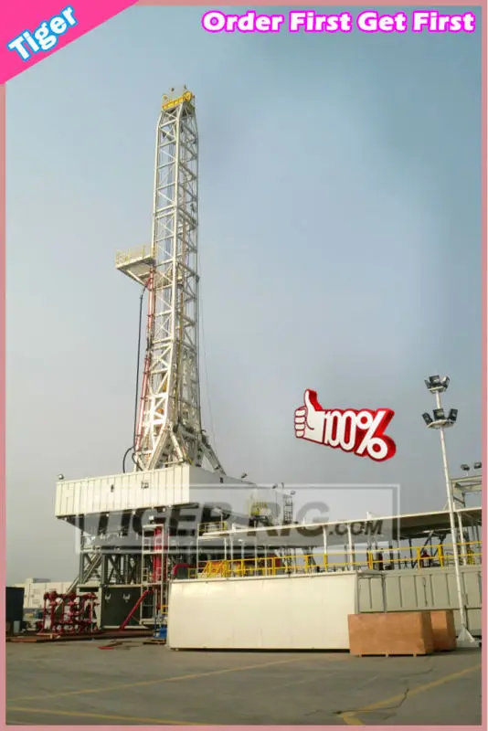 ZJ50D 1500hp Tigerrig буровые установки нефтяных скважин