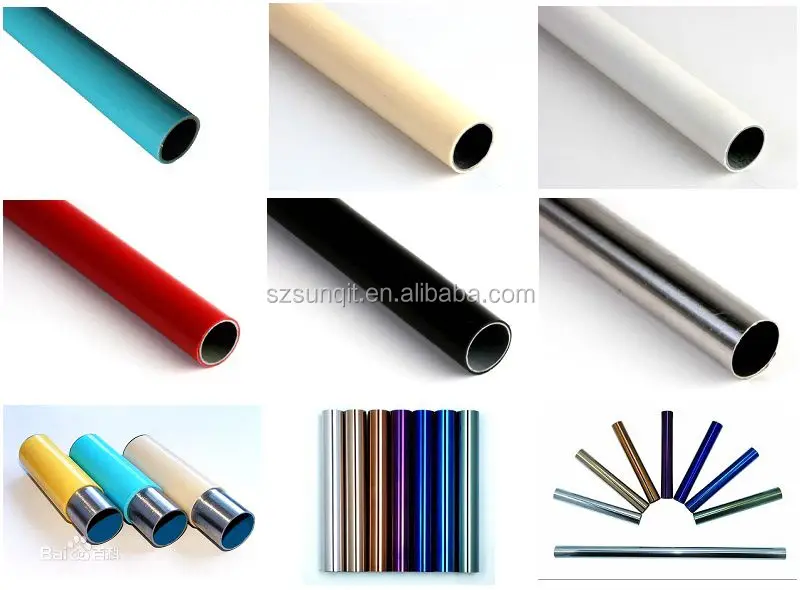 PE/ABS coated steel pipe for pipe joint system rack system workbench assemble hand trolley assemble using