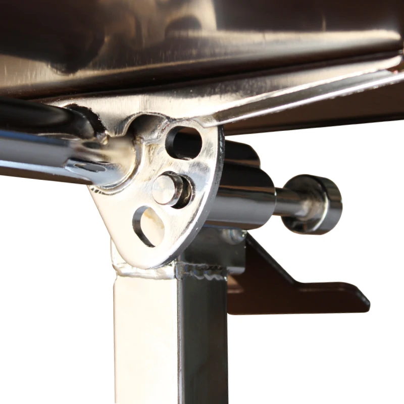 P10 Wooden Movable Hospital Overbed Dining Table With Hight Adjustable