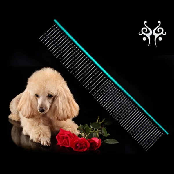 Stainless Steel Dog Comb Pet Comb Metal Lice Comb For Grooming
