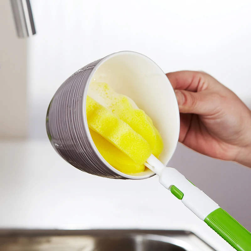 Baby Bottle and Cup Sponge Washing Cleaning Brush
